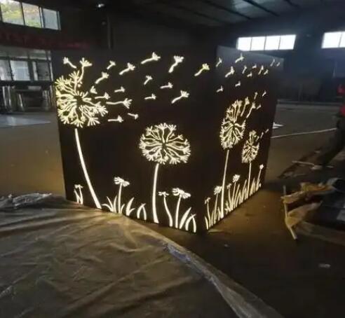 马鞍山耐候钢灯箱